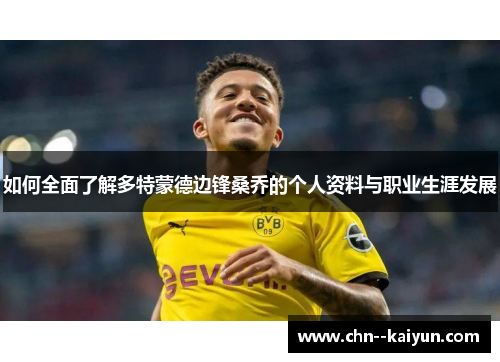 如何全面了解多特蒙德边锋桑乔的个人资料与职业生涯发展 如何全面了解多特蒙德边锋桑乔的个人资料与职业生涯发展